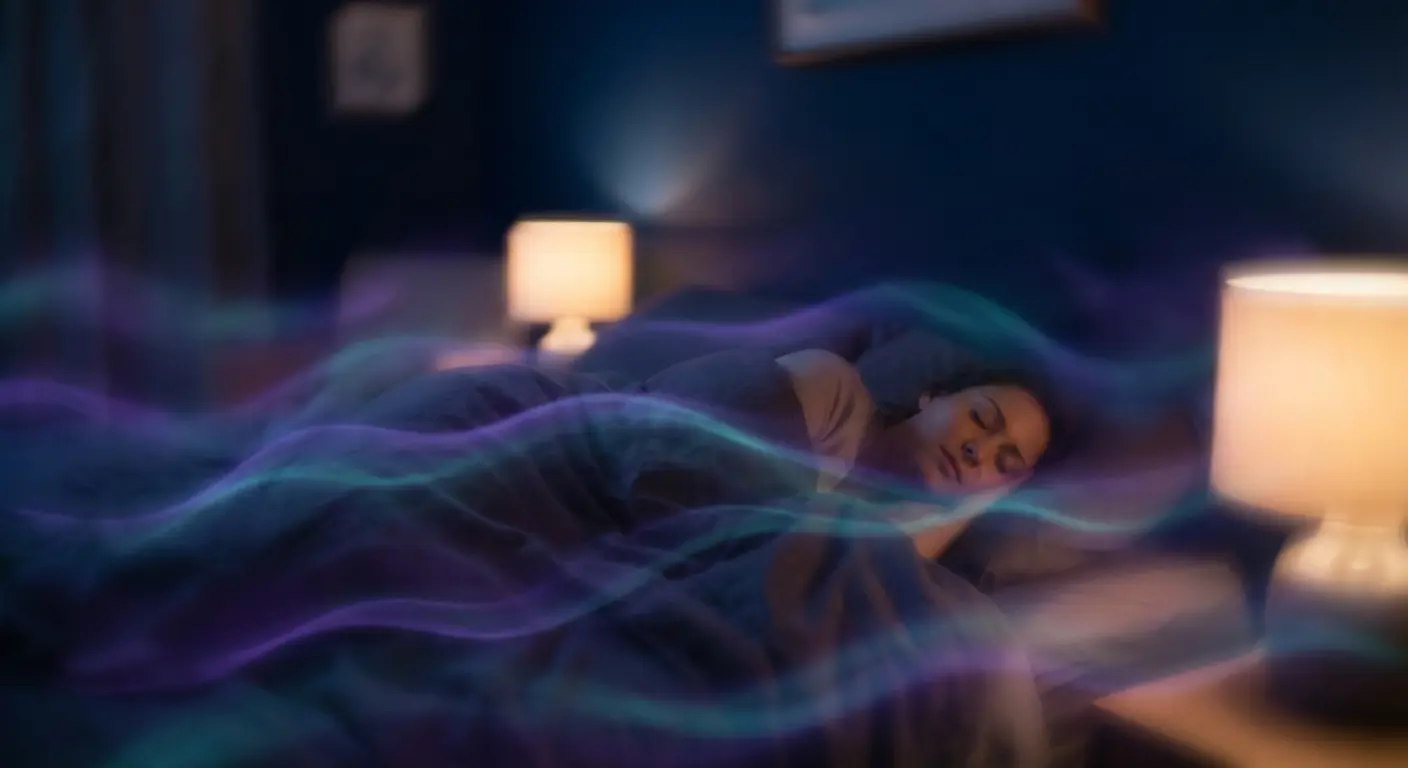 Delta wave sleep entrainment visualization